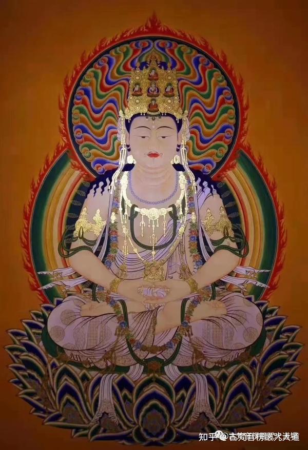 胎藏界、金刚界、真言教主大日如来,两部界会,诸尊圣众。 知乎