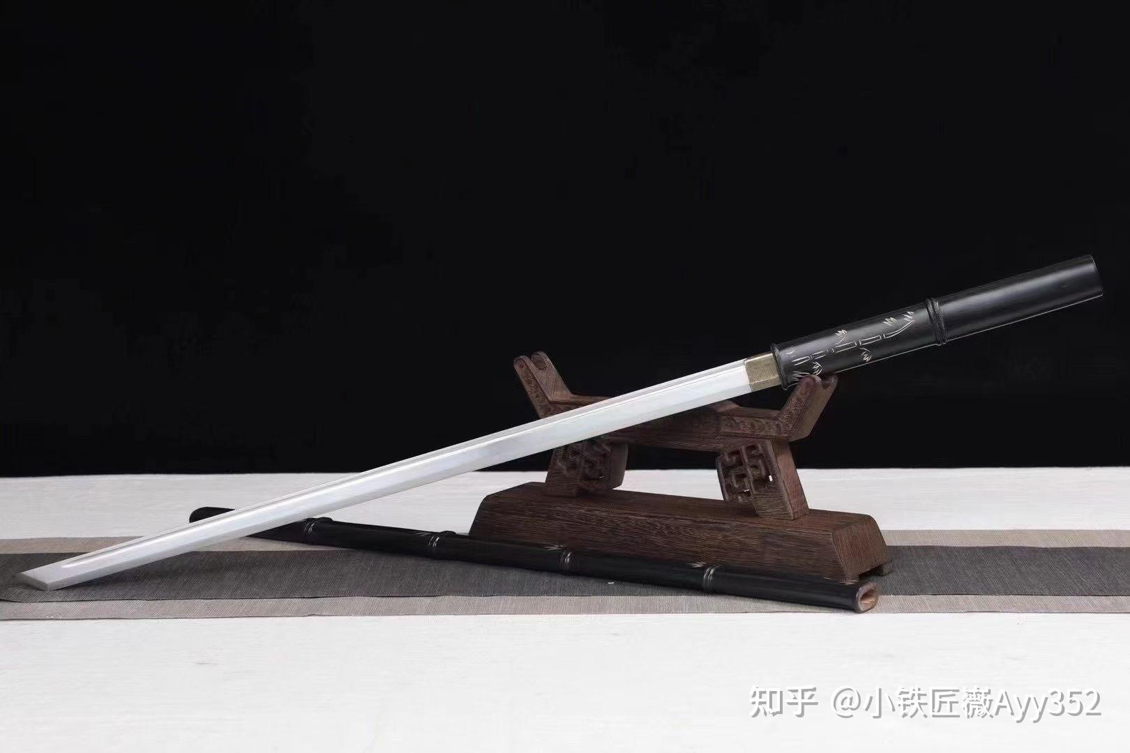 竹节锰钢唐刀竹子君子剑