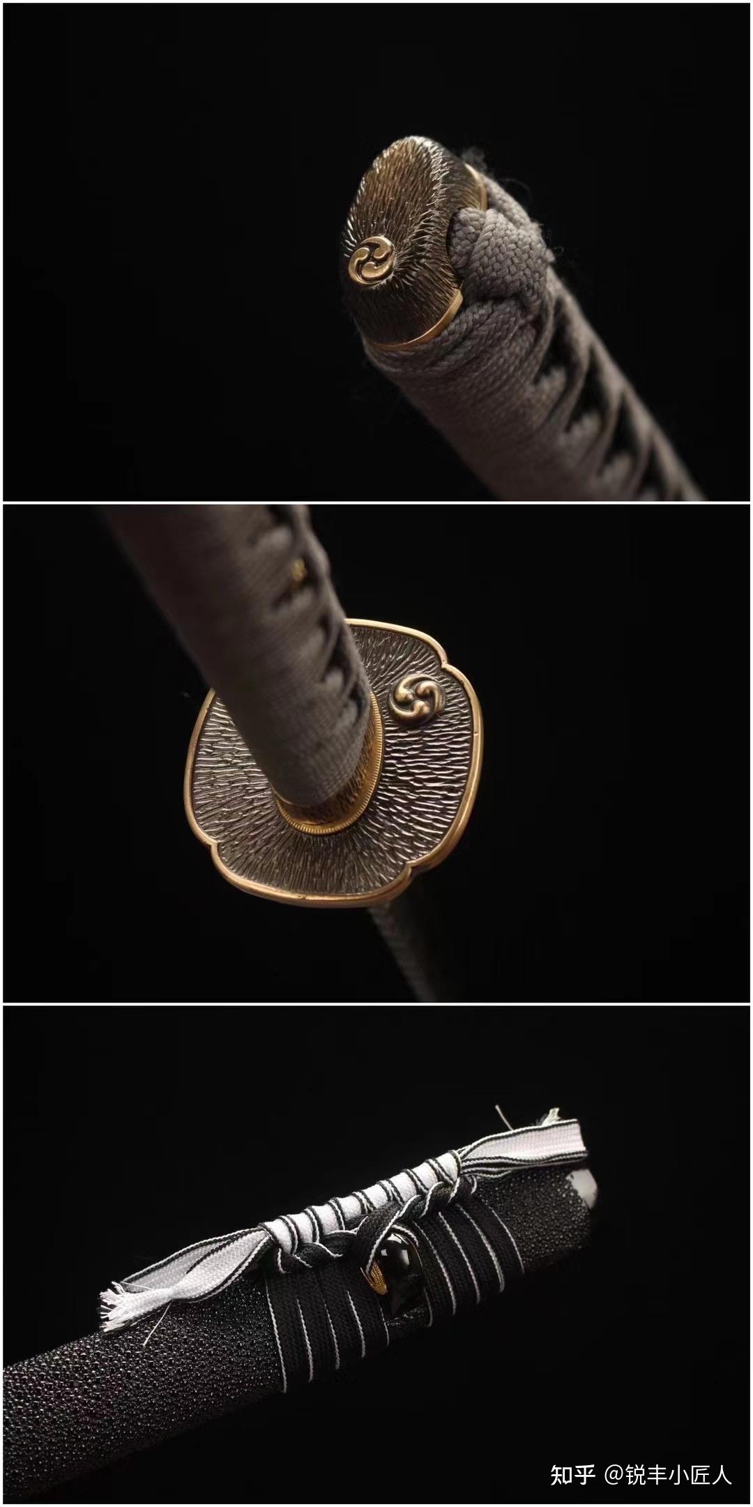 百炼花纹钢石纹武士刀