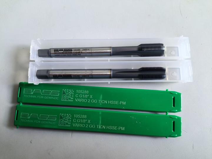 Bass铸铁专用直槽丝锥, Size,G1/8＂-28， 105288-246914，VARIO 2 GG