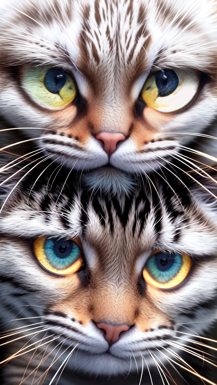 ai猫咪创意沙滩沙滩