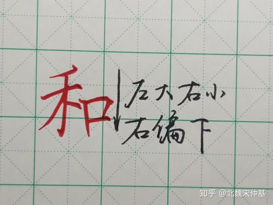 6条黄金法则适用于所有左右结构让你的字越写越漂亮