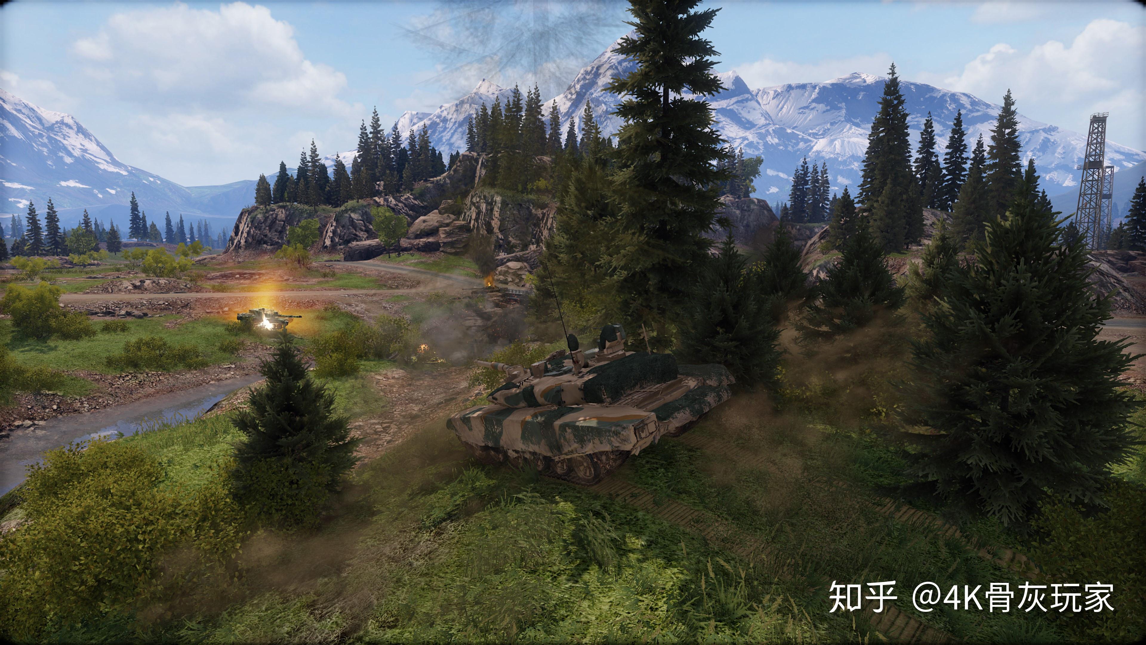 你绝未见过的t-90ms稀有nakidka伪装网 | 《装甲战争》4k超清游戏演示