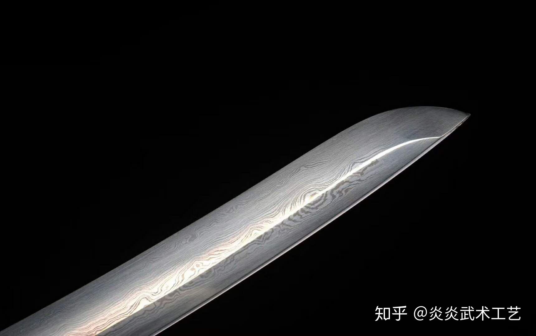 莫干逆刃刀参考古时之削刀又称书刀折叠锻打百炼花纹钢