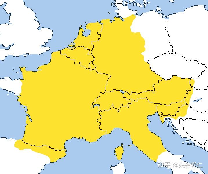 查理曼帝国是怎样一分为三的