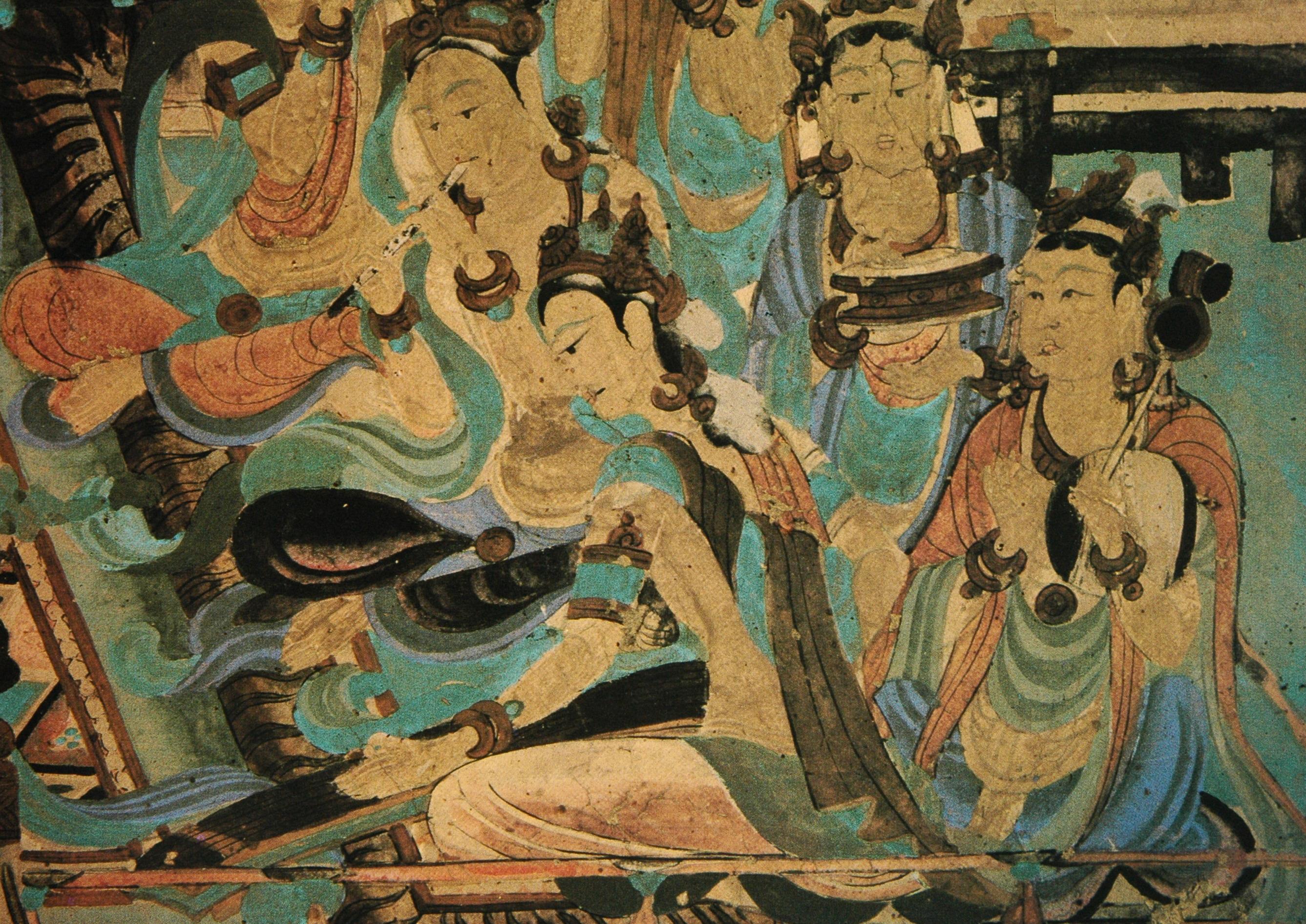 【神游千年,大美敦煌】晚唐-12窟-四壁三铺加屏风画,堂堂大观【高清大图200多幅】 - 知乎