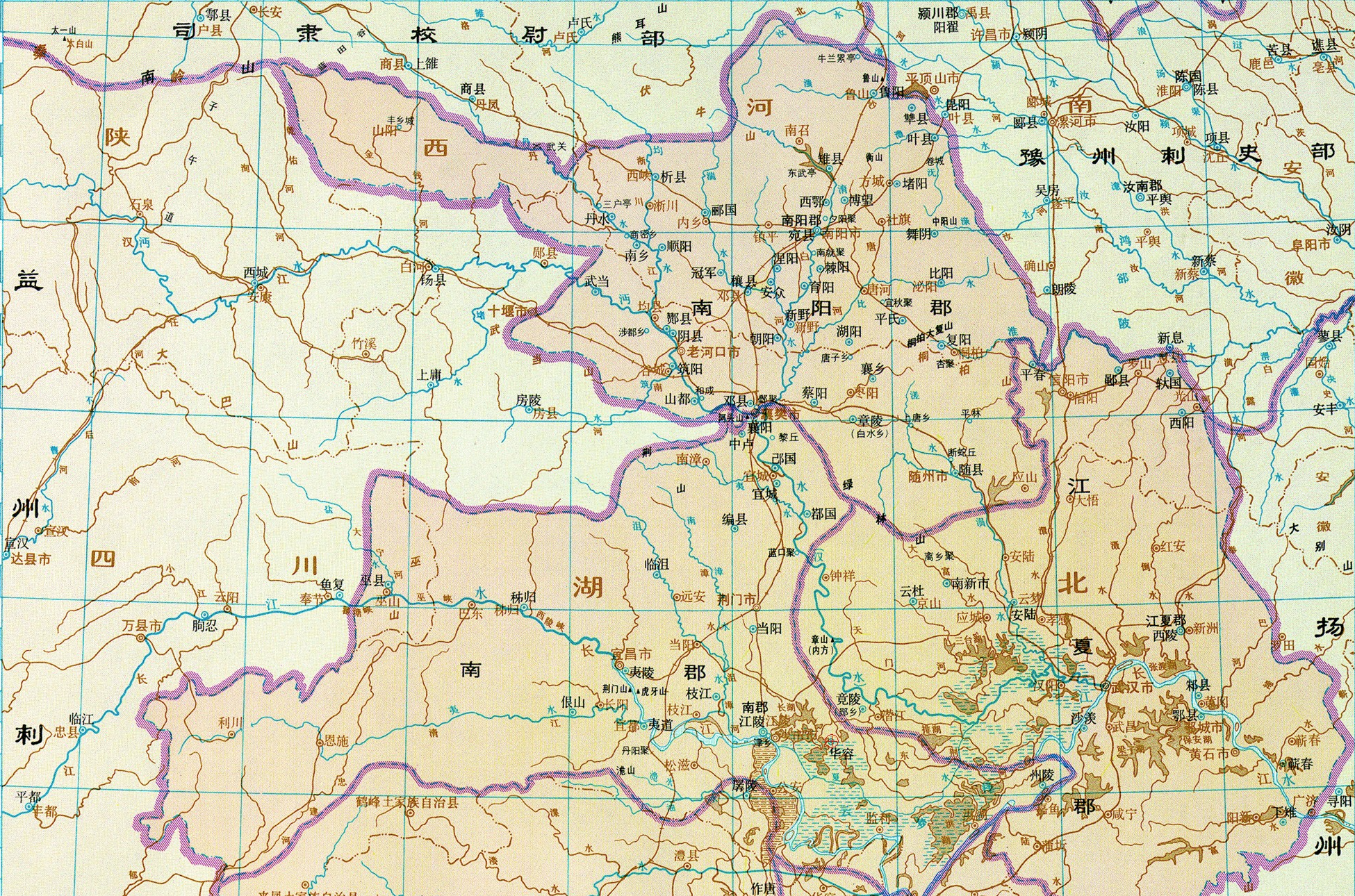 南阳郡地图图片