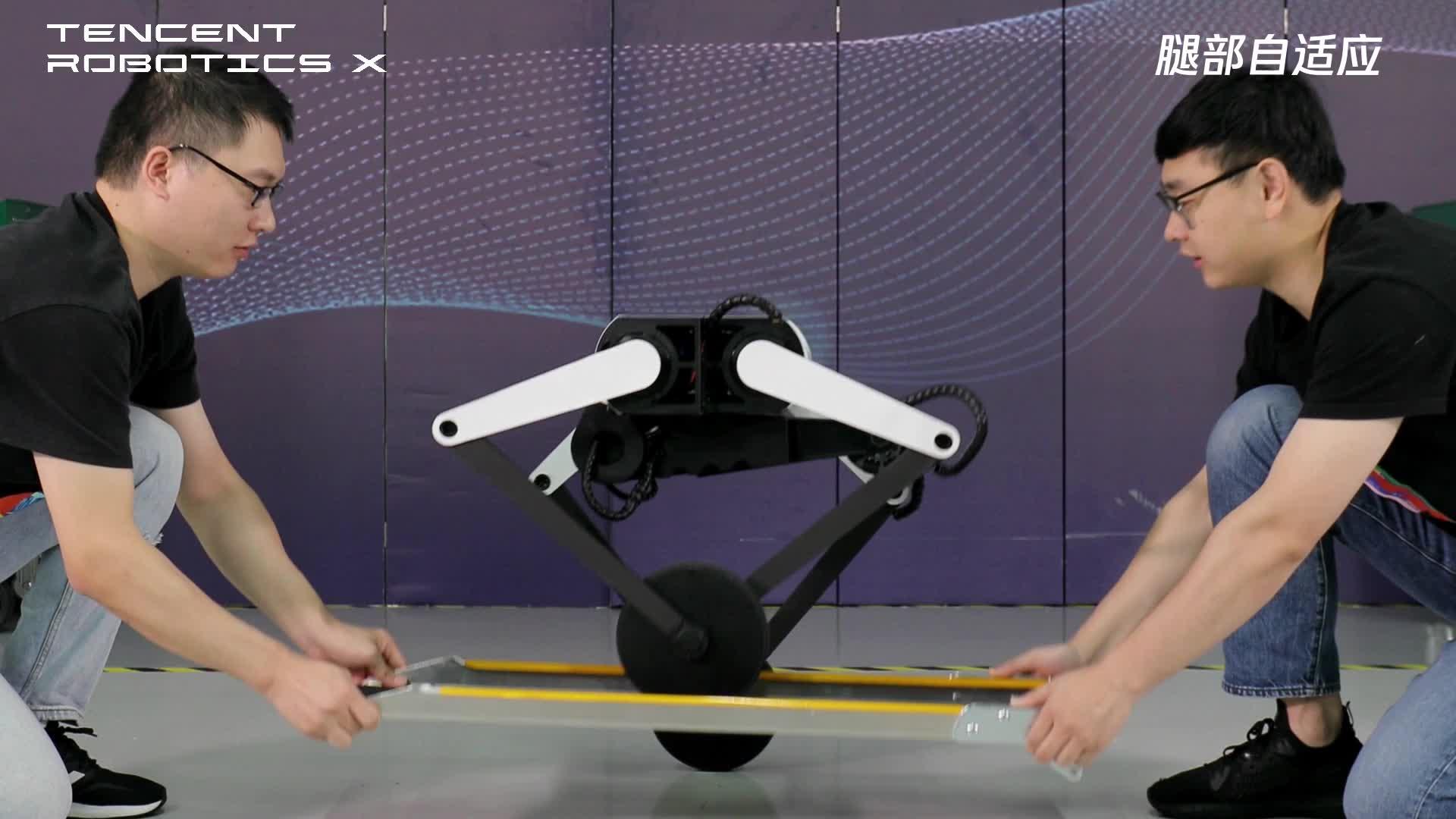 1分30秒高能轮腿式机器人ollie技术展示