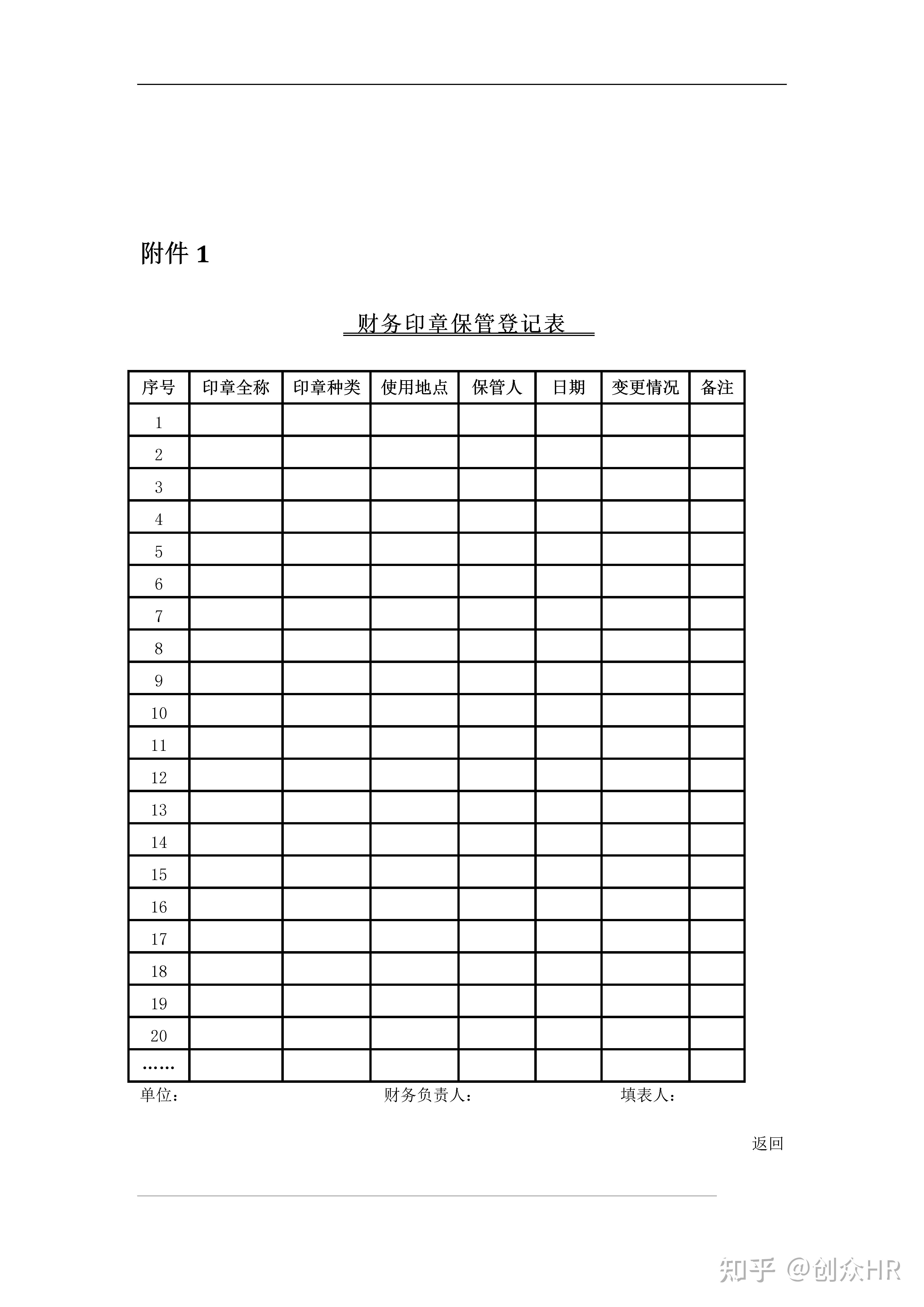 财务印章管理制度