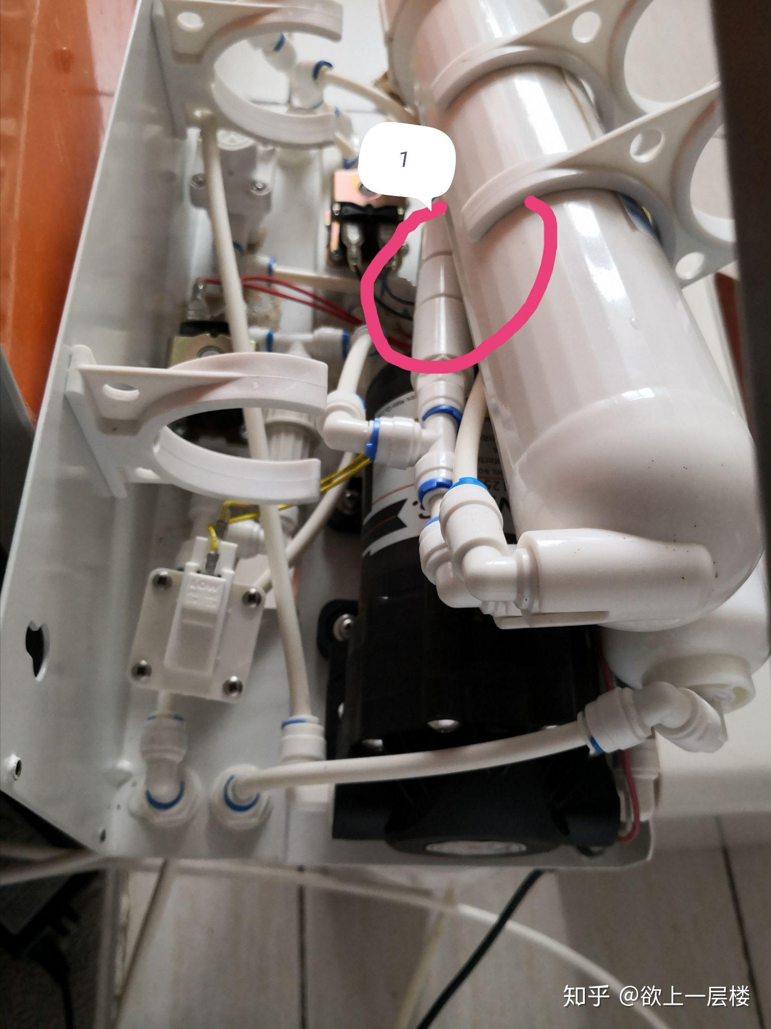 谁能知道在反渗透净水机中这几个元件是什么这是什么原理