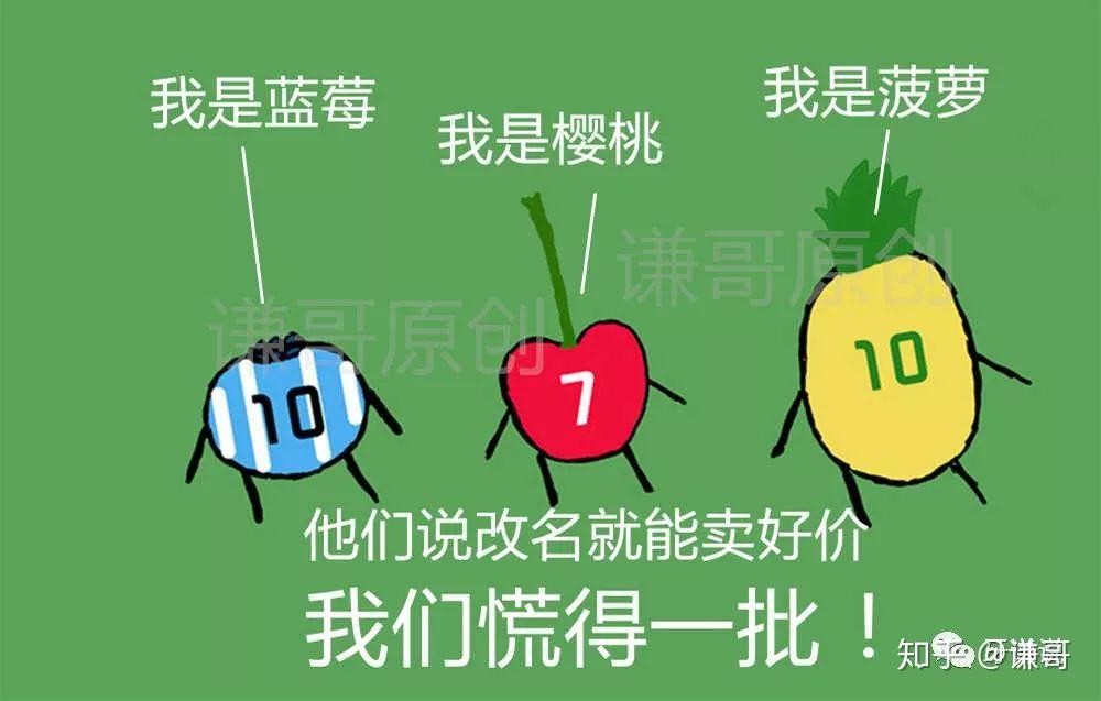 了(樱桃的英文cerasus音译成车厘子)比如猕猴桃叫奇异果就高大上了