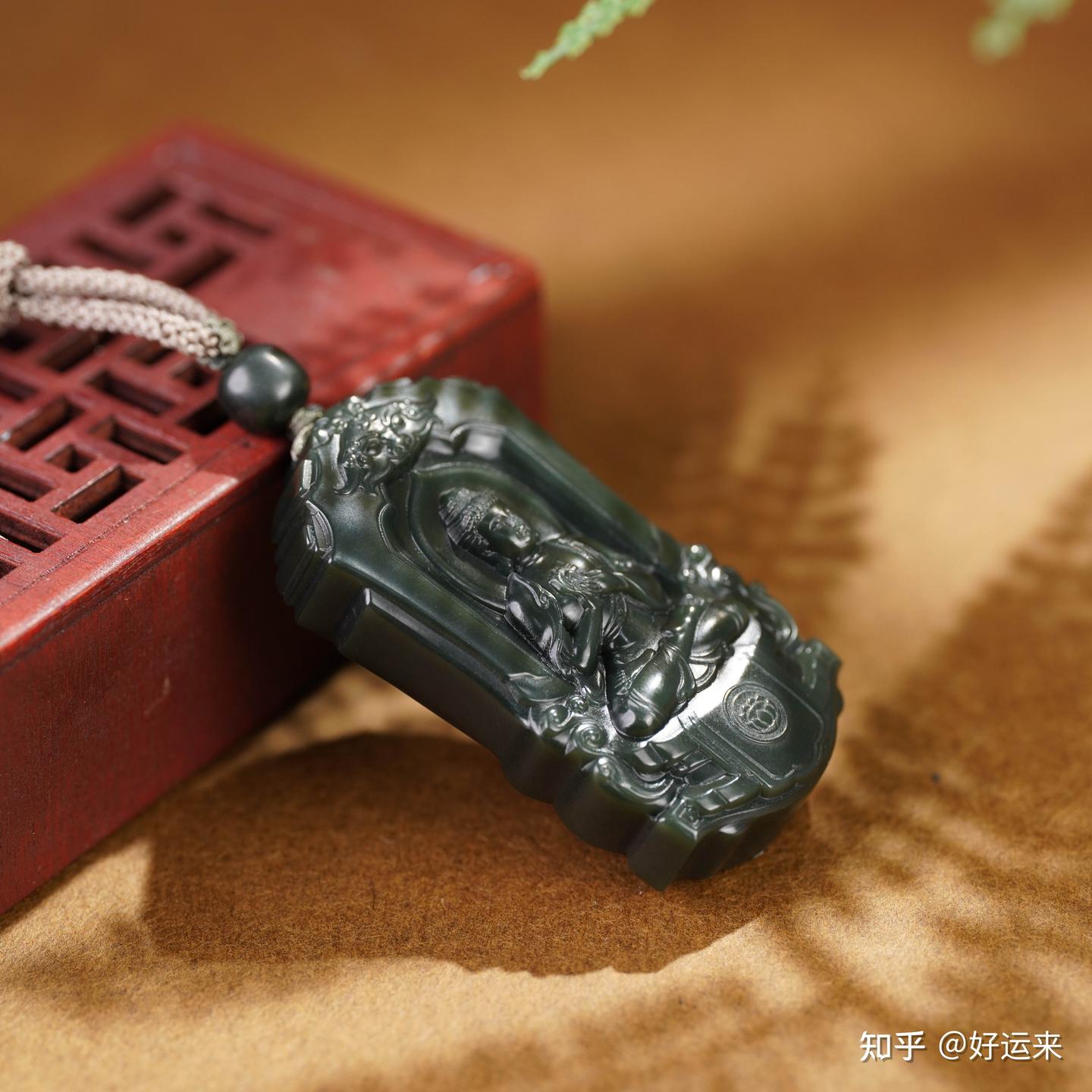 玄青和田玉|最纯正的青色调,一种极致的美! - 知乎