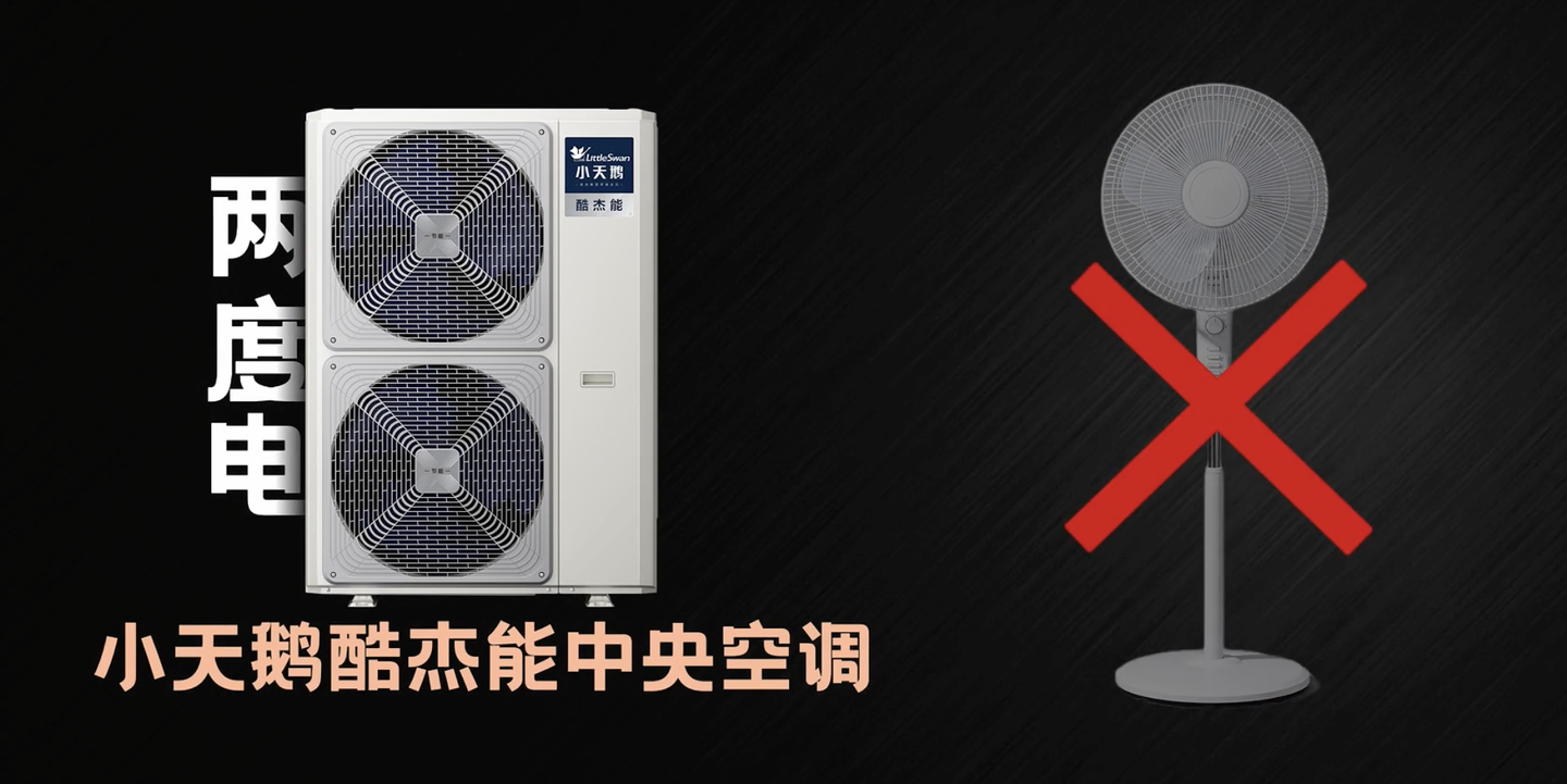 中央空调就应该是“电费刺客”么?一晚仅2度电,8Hz超低频把我看傻了!AWE探展小天鹅酷杰能,这波来得值!