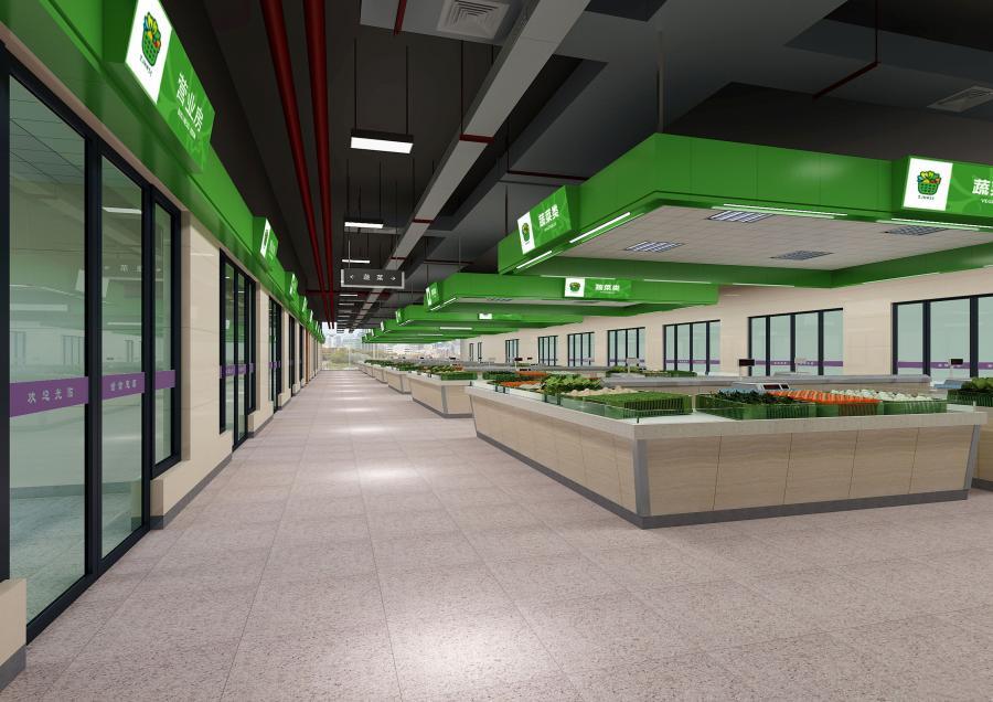 在农贸市场装修设计中,什么最重要?隐蔽工程电路才是最重要的.