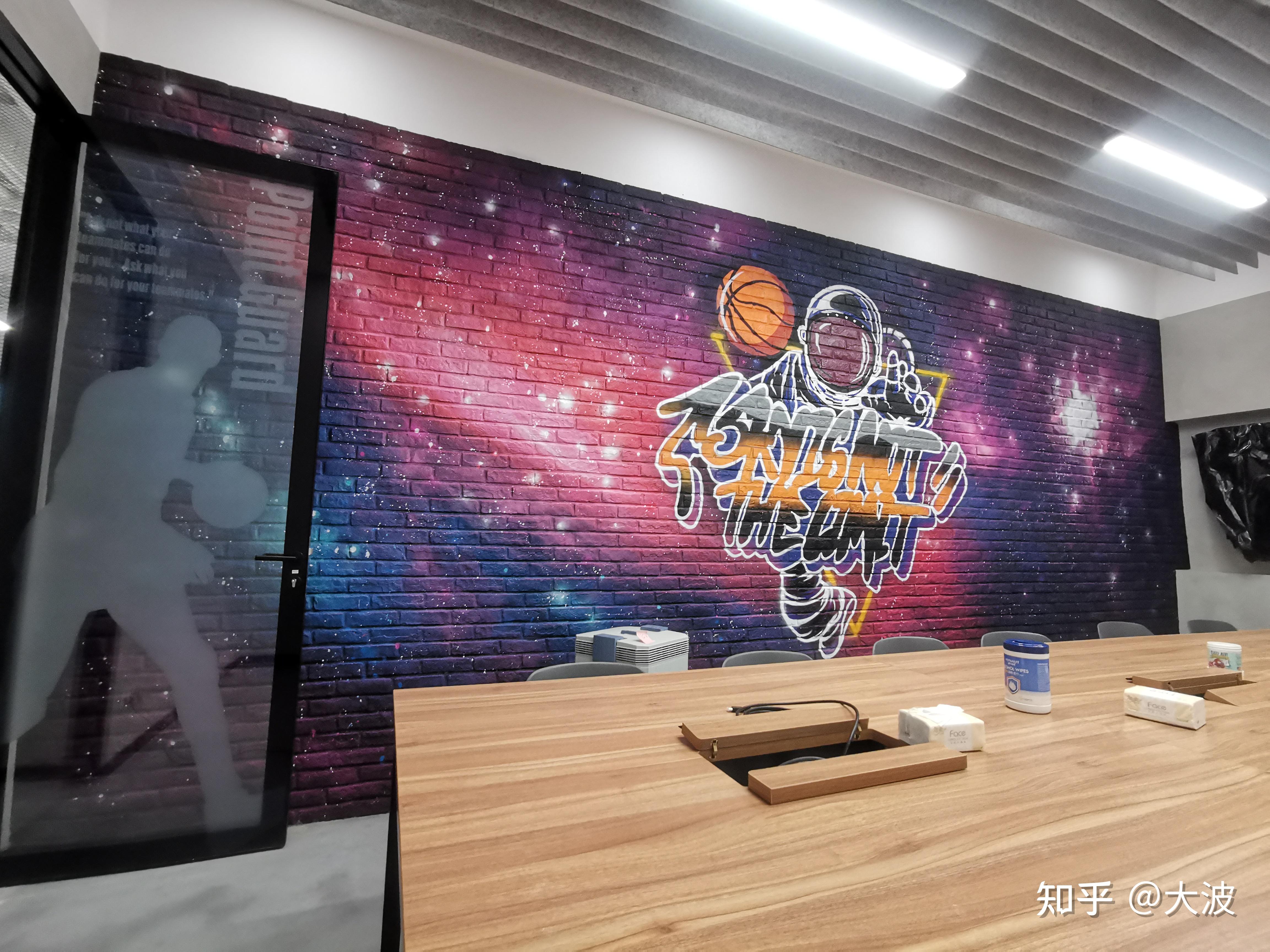 【首发】NBA北京办公区-墙面涂鸦创作/科比/乔丹/詹姆斯 - 知乎