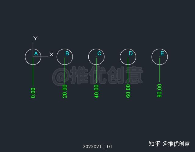 CAD坐标标注,线如何对齐? - 知乎