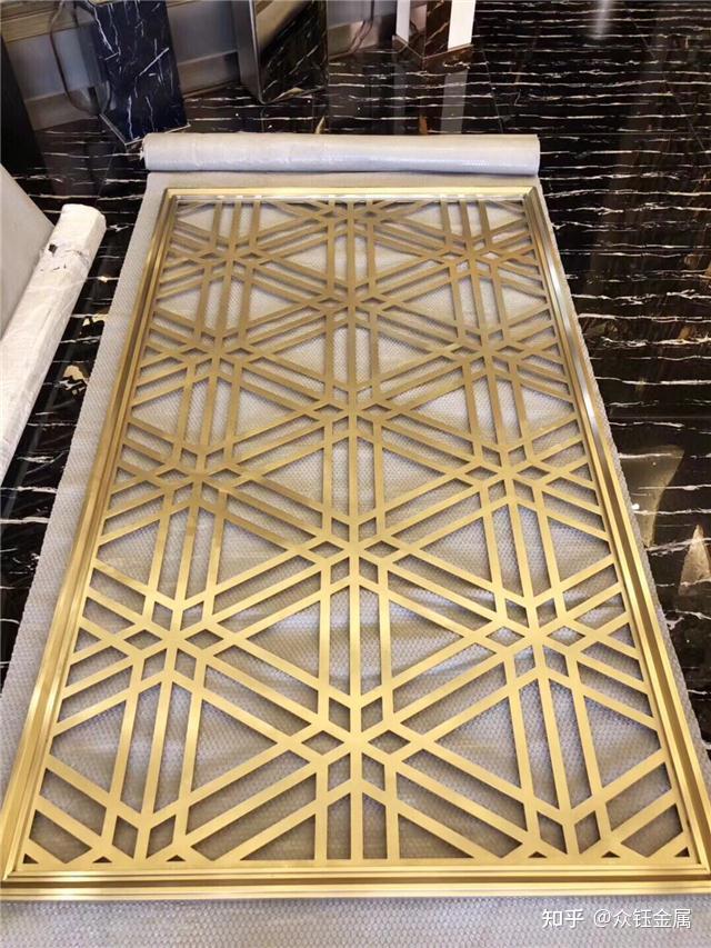 十种铜板镂空屏风纯铜玄关屏风设计教科书级别的参考