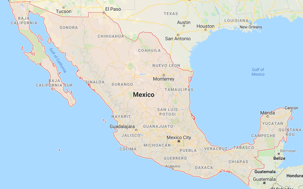 墨西哥地理行政信息