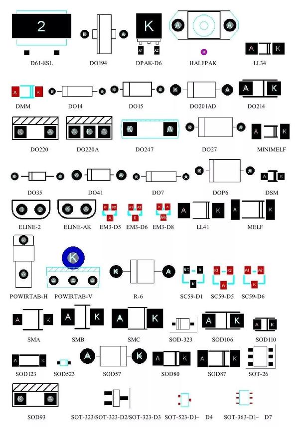常见元器件PCB封装图 | 大全 - 知乎