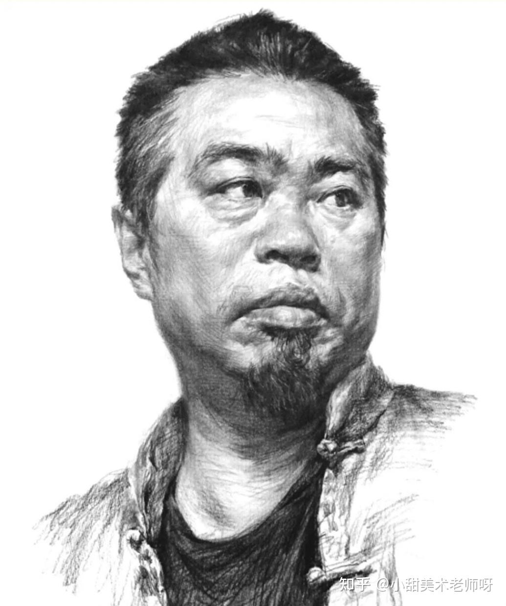 素描头像散光是最常见的光源学会归纳是你制胜的法宝