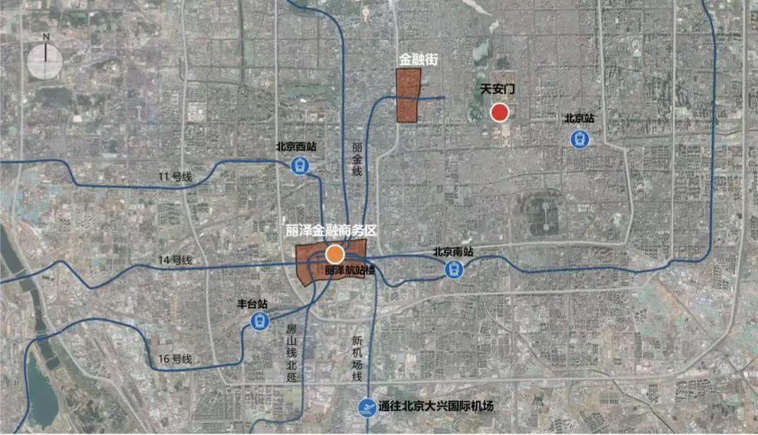 2020年,麗澤航站樓開工,年內同步實施14,16,19號線,新機場線,房山線北