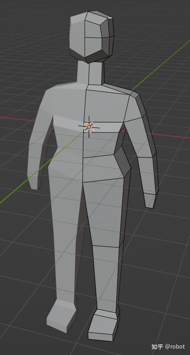 blender简易人体建模 - 知乎