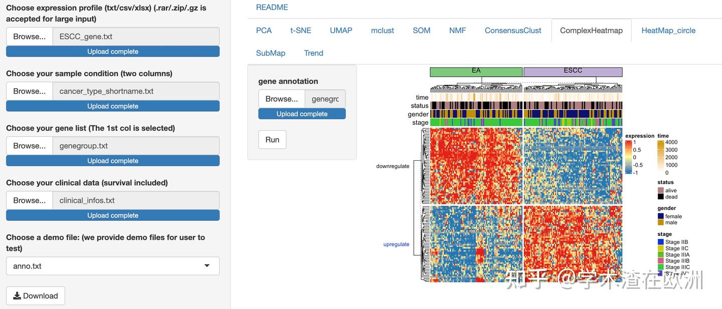 Biowinford全网最全的生信零代码网页工具—聚类分析功能荟萃 - 知乎