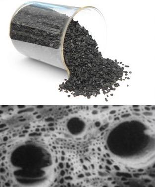 活性炭内部结构图图片