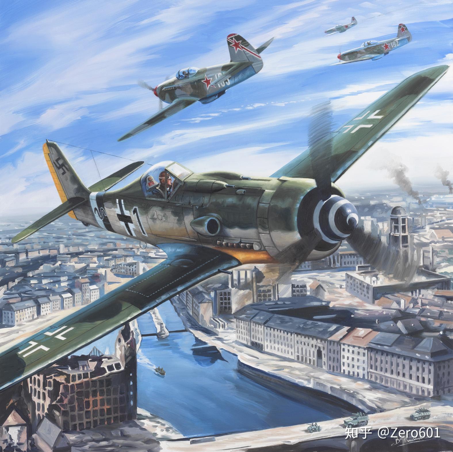 1944年下旬,德国空军的战斗机联队开始逐步换装新生产的fw 190 d和bf