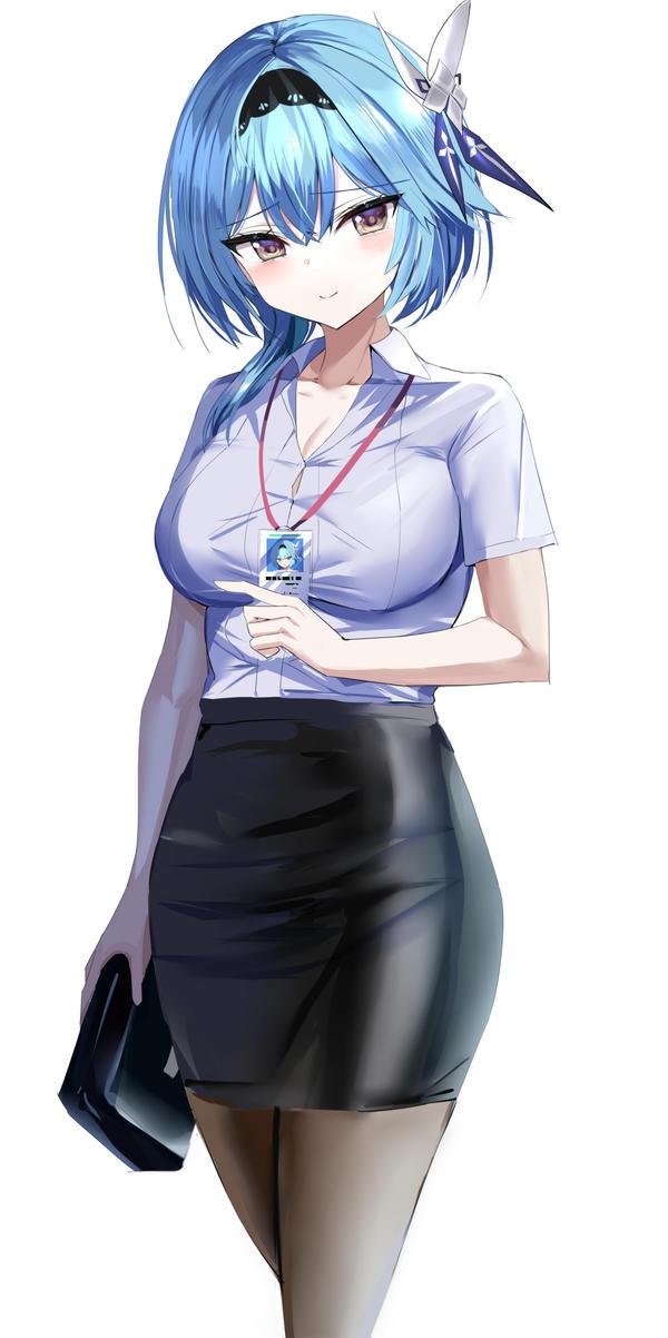 你们觉得哪个二次元小姐姐更加适合职业装? - 知乎