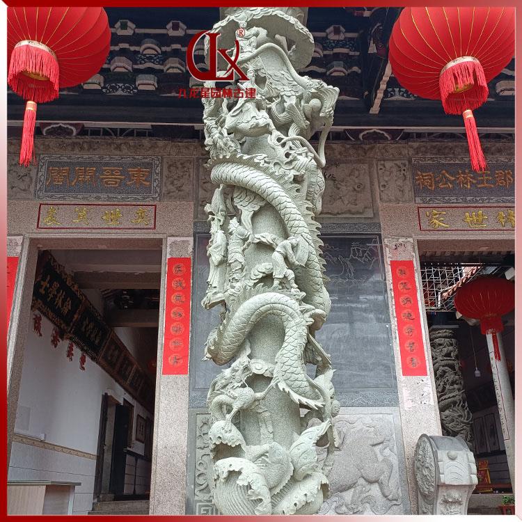 生产加工龙盘绕柱子的石雕龙柱 - 知乎