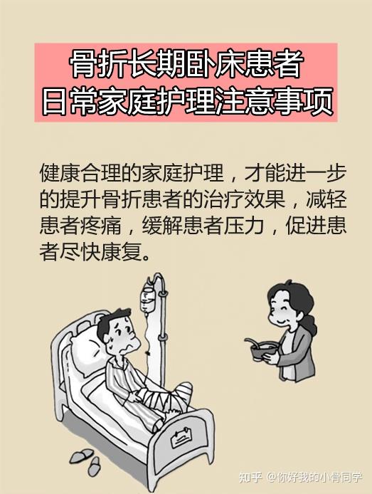 科普针对骨折需要长期卧床的患者日常家庭护理也很重要