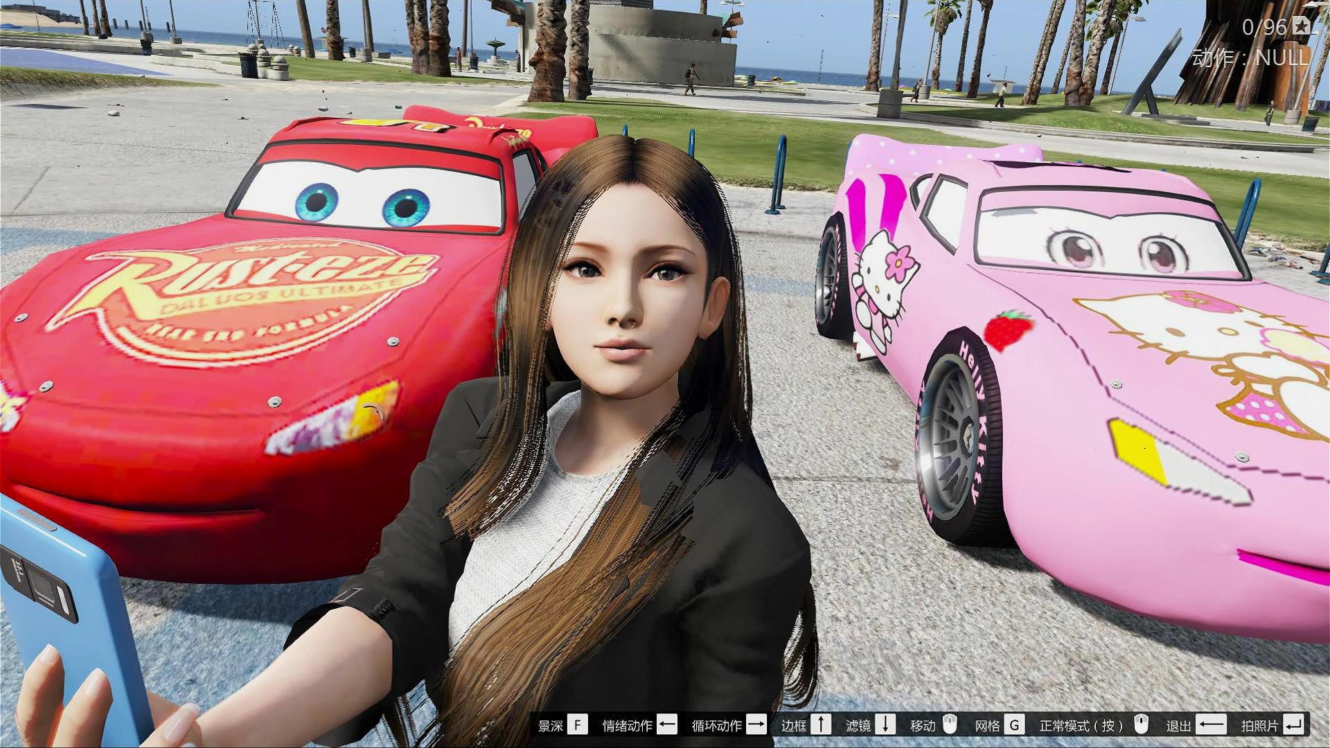 【磊班长】gta5:车的速度太快了,居然飞出去了!