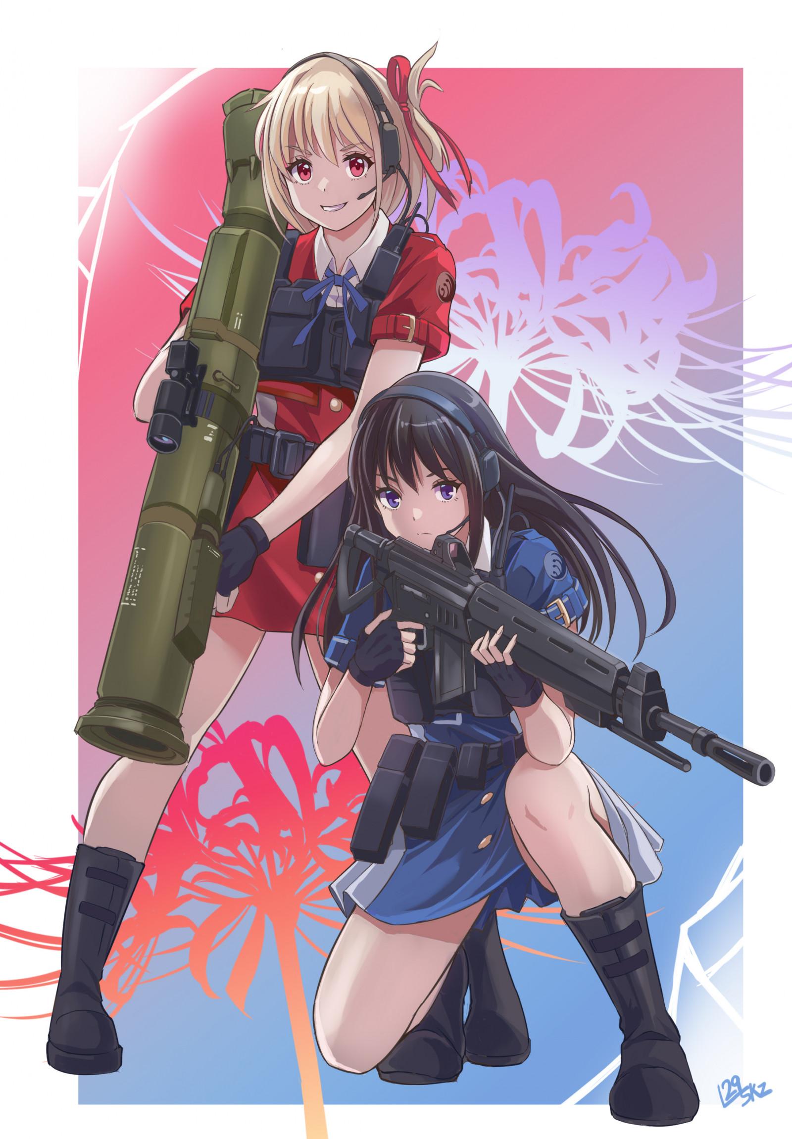 有哪些有拿着狙击枪很酷的女主角的动漫?