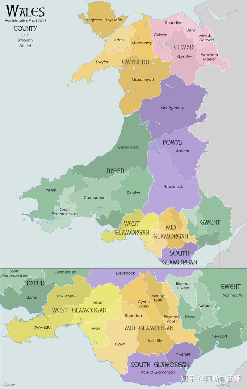 1974年的行政变动突如其来的变动,闪了格拉摩根的腰……为什么威尔士