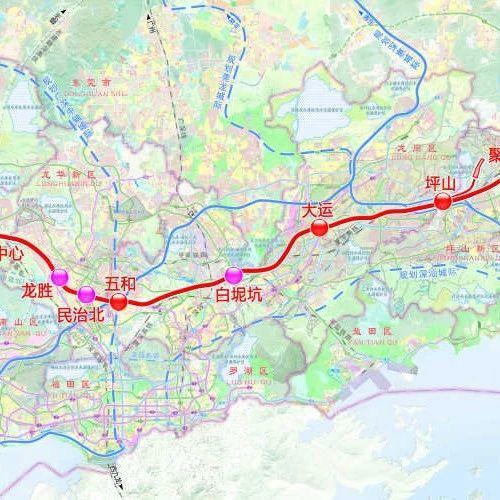 深大城际建设新进展首座车站封顶盾构齐发