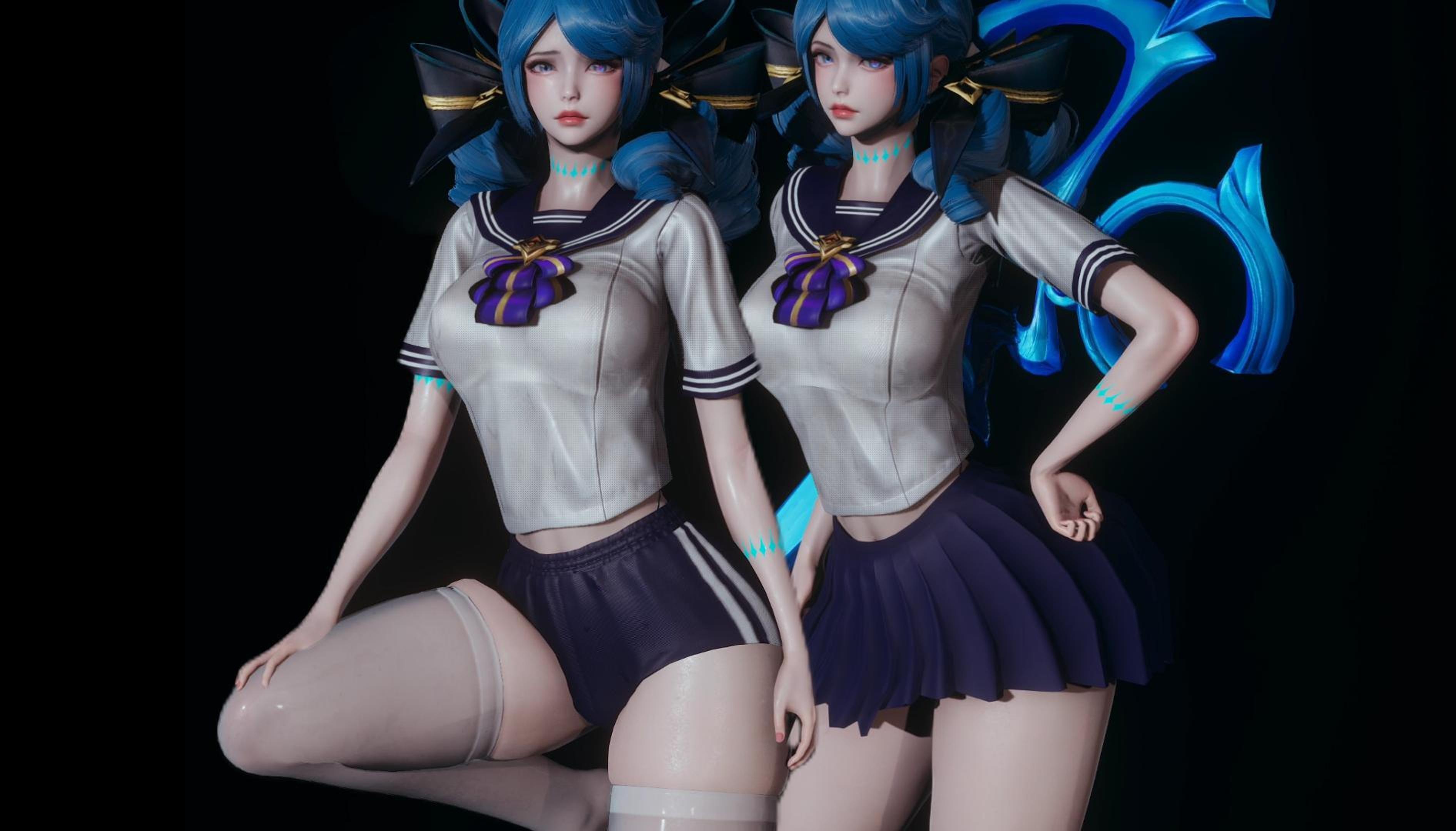 英雄联盟 格温-但是jk版