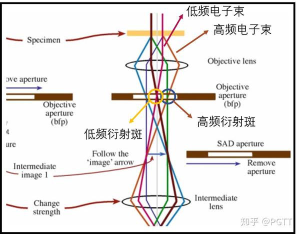 在用透射电镜拍照时为什么经常要插入物镜光阑? - 知乎