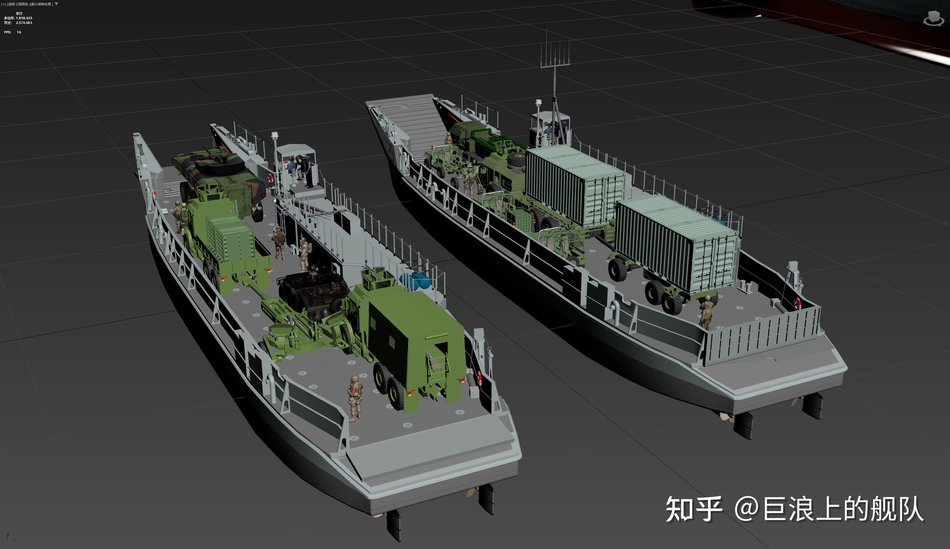 美国 lcu 1627型 通用登陆艇2.