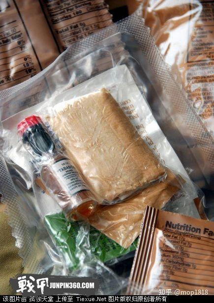 【转载:战甲网】美军口粮和伙食(MRE) - 知乎