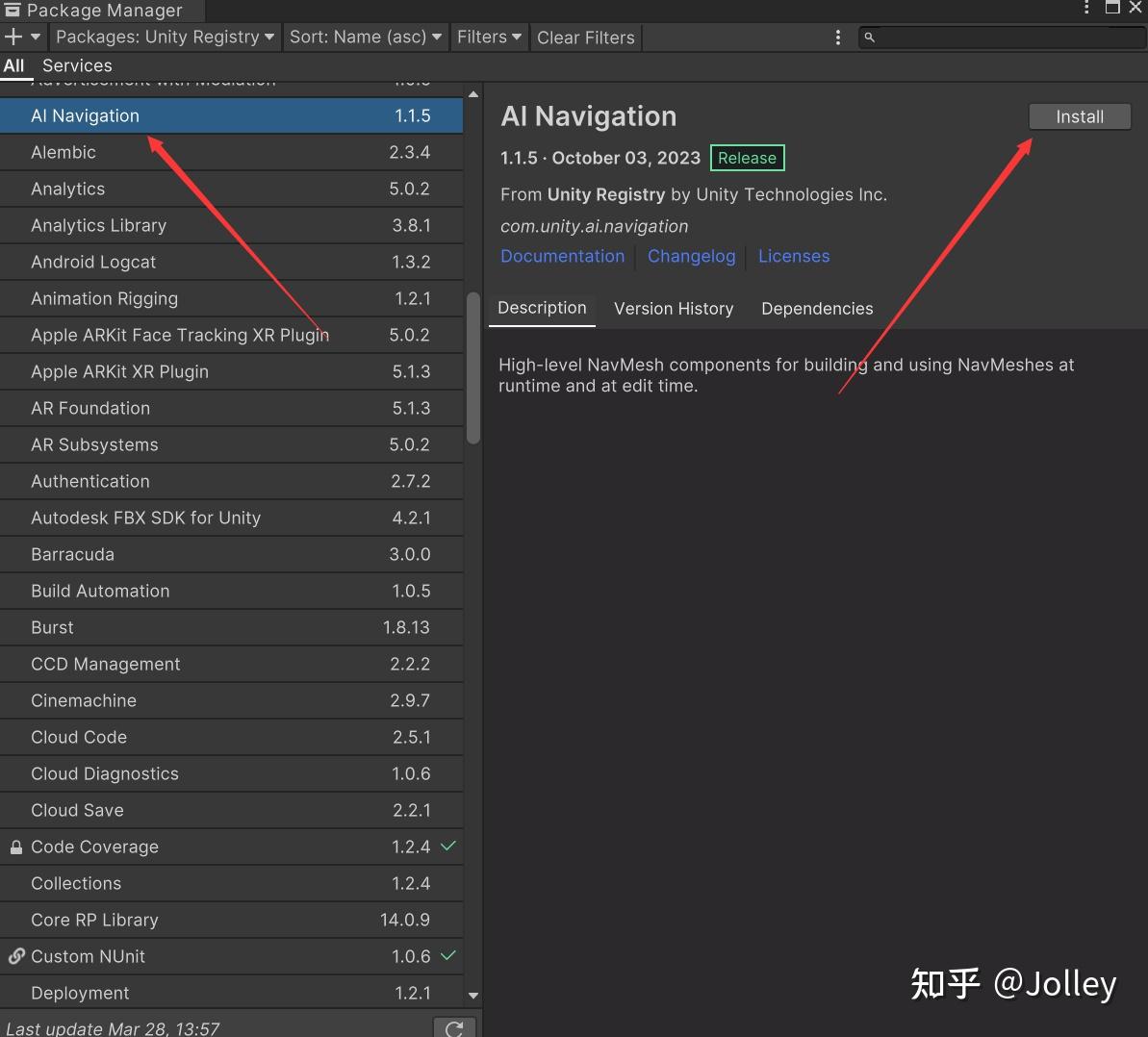Unity AI Navigation自动寻路 - 知乎