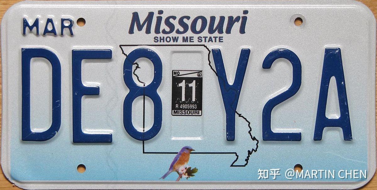 北美洲汽车牌照上贴的车牌贴纸是干什么用的? - 知乎