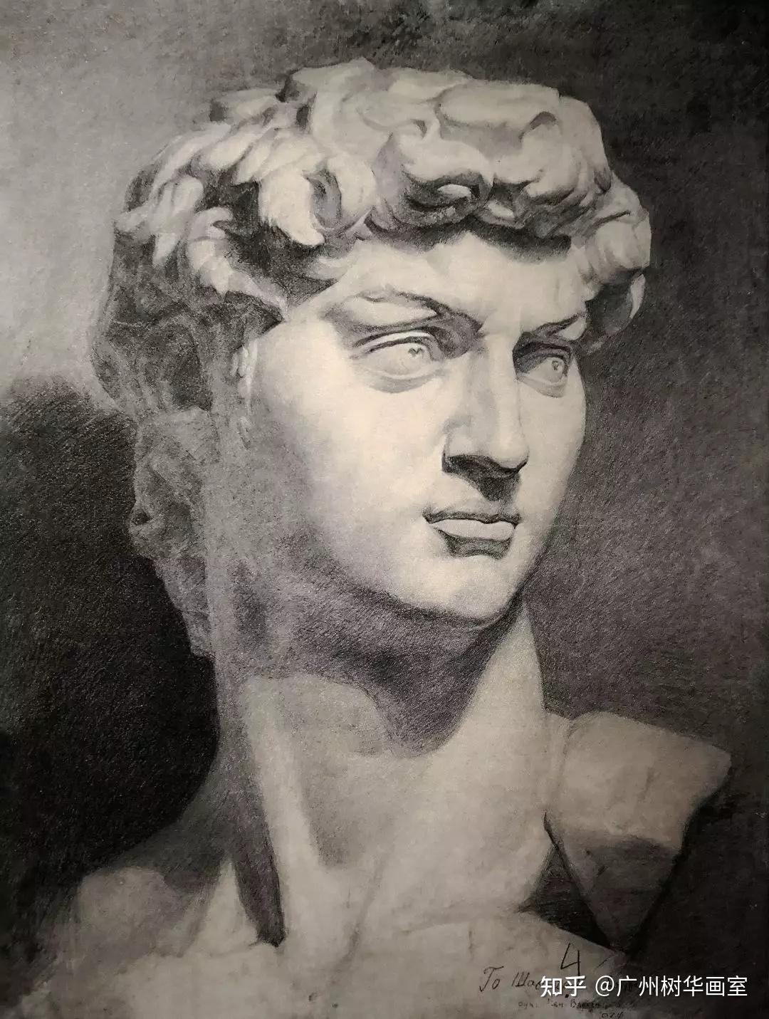 美术生常画的石膏像背后的故事-大卫篇 :人体完美的和谐!