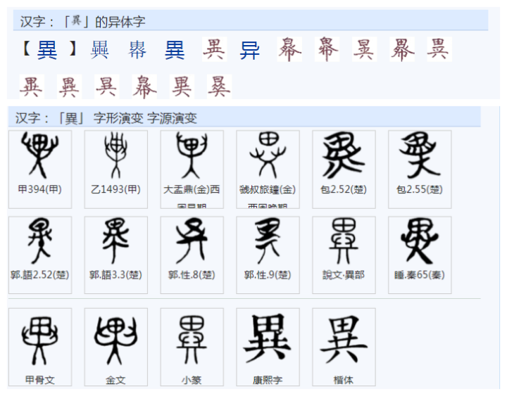 “异”的简体字到底是己、已,还是巳? - 知乎