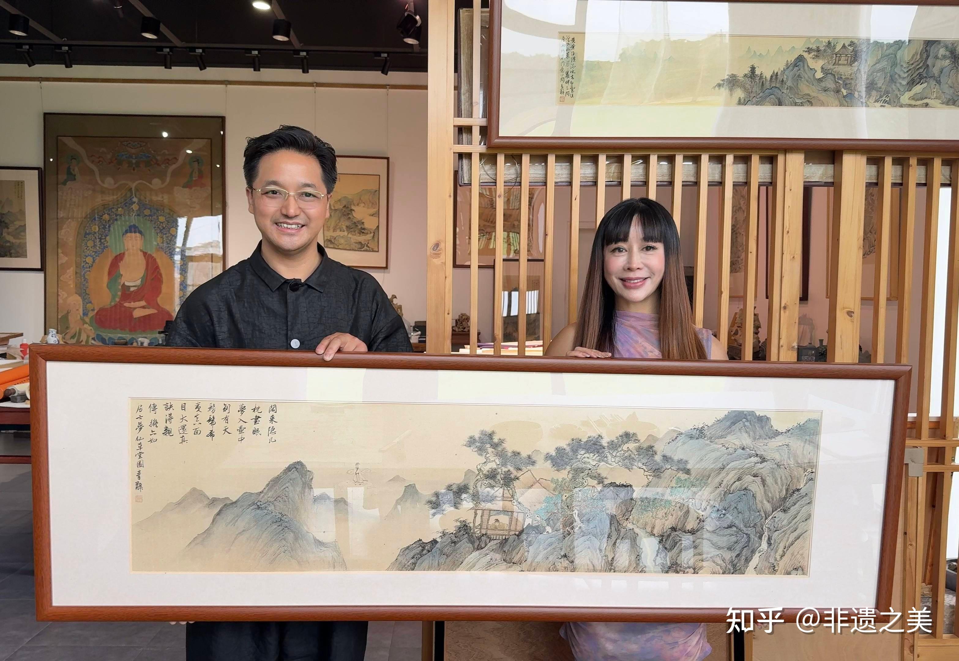 “青山如是 ,清敬庄严 ”——杨青辞的中国画之美 - 知乎
