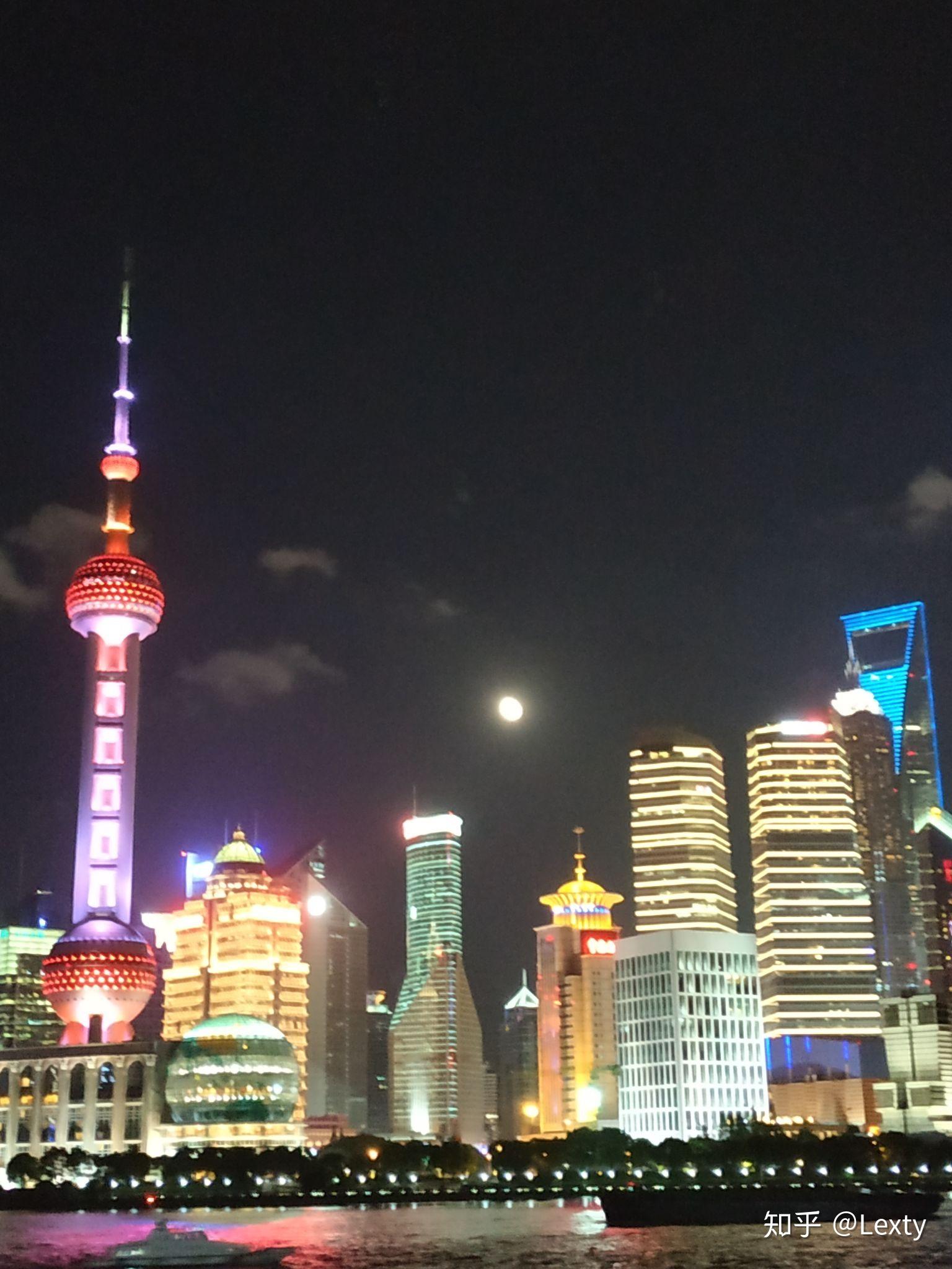 上海外滩夜景手机图片图片