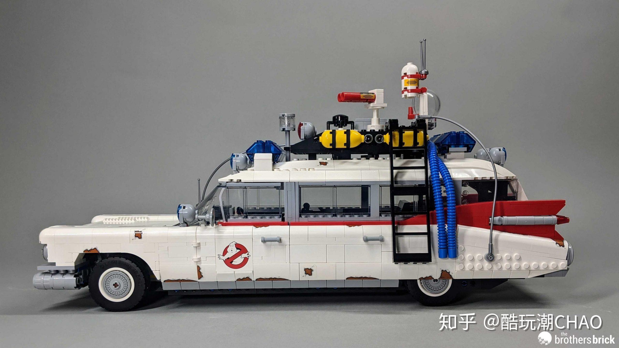 乐高10274捉鬼敢死队ecto1捉鬼车详尽开箱评测