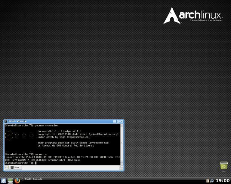 arch linux 基於 gnu/linux,可在 i686 和 x86_64 優化的 linux 發行