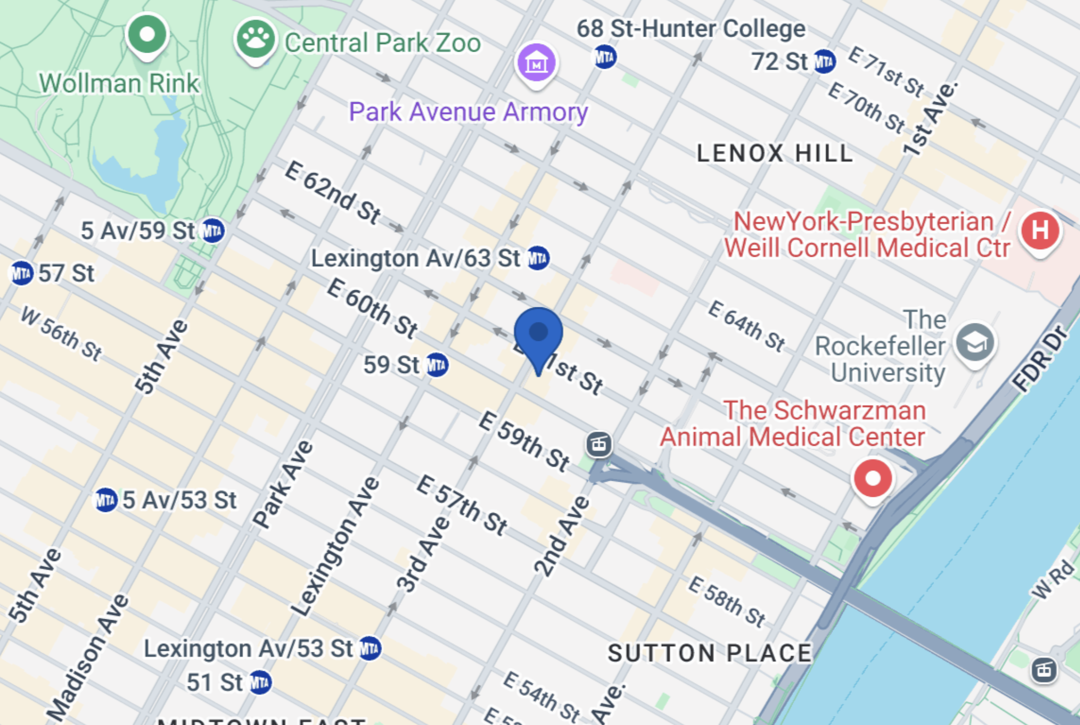 曼哈顿上东区"200e61"复式两卧三卫199.5万美元