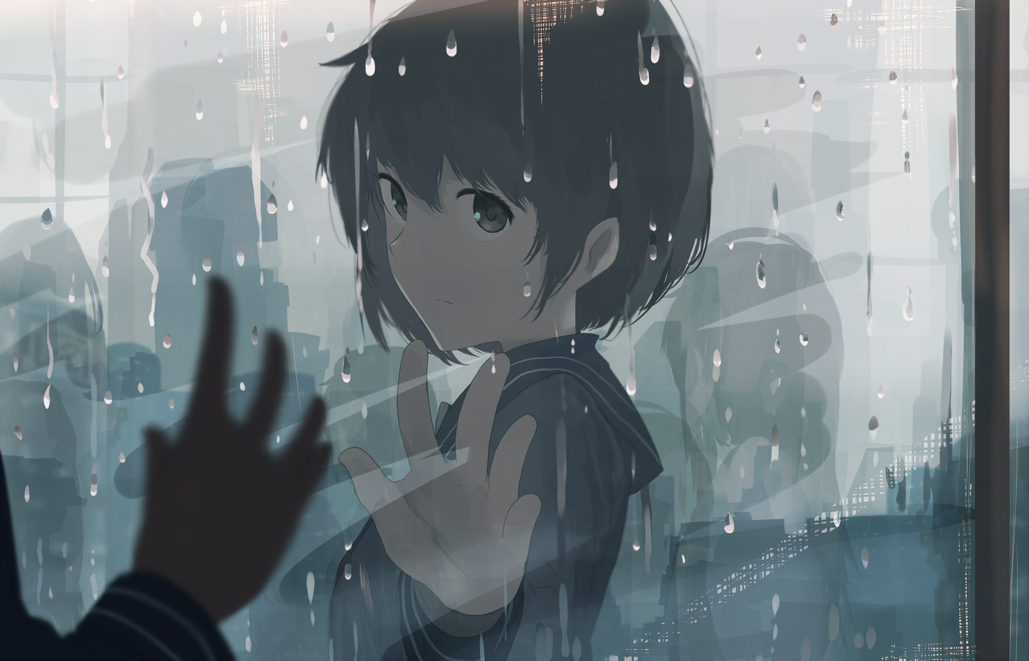 有没有动漫风格的雨景手机壁纸呢? - 知乎